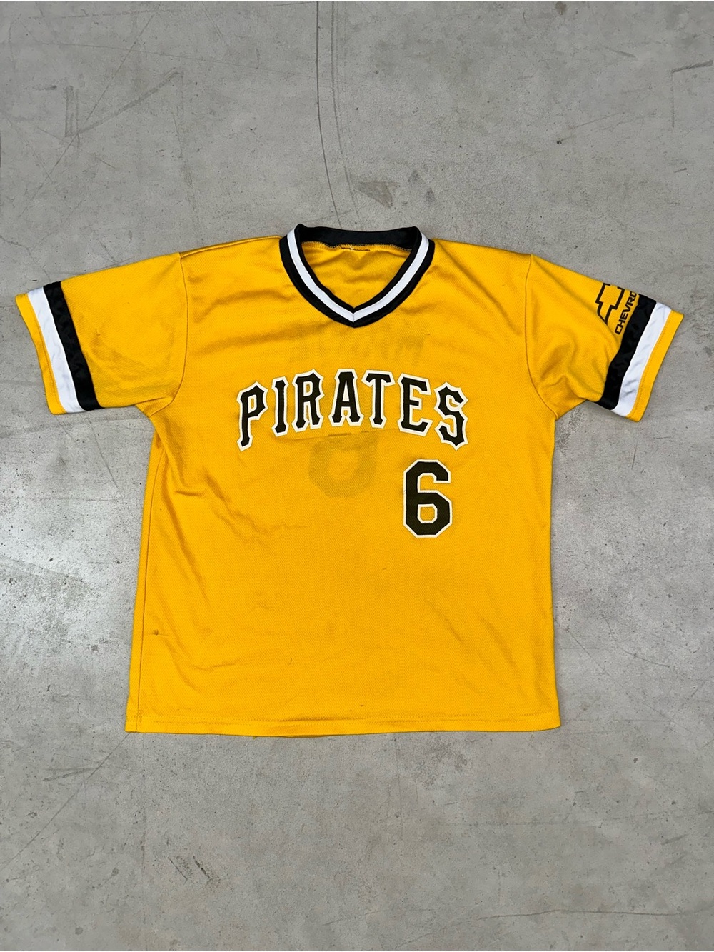 Pirates Yellow Kids Short-Sleeve Jersey Top - Brand Unknown